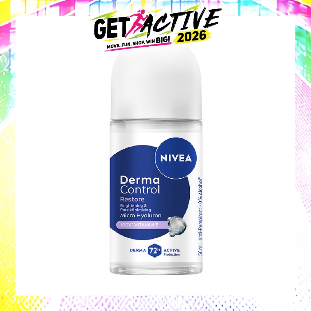 Female Deodorant Derma Control Restore Roll On 50ml (Expiry: Mar`2027) image