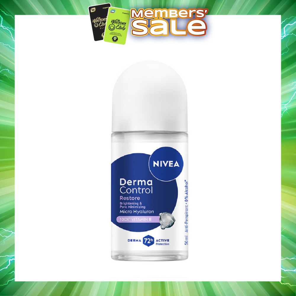 Female Deodorant Derma Control Restore Roll On 50ml (Expiry: Mar`2027)