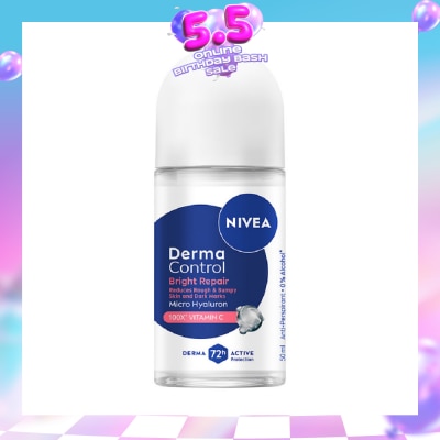 NIVEA - Female Deodorant Derma Control Bright Repair Roll On 50ml
