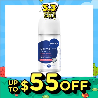 NIVEA Female Deodorant Derma Control Bright Repair Roll On 50ml