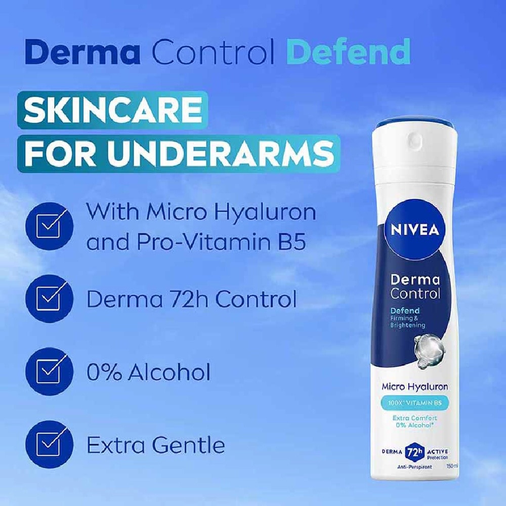 Female Deodorant Derma Control Defend Spray 150ml