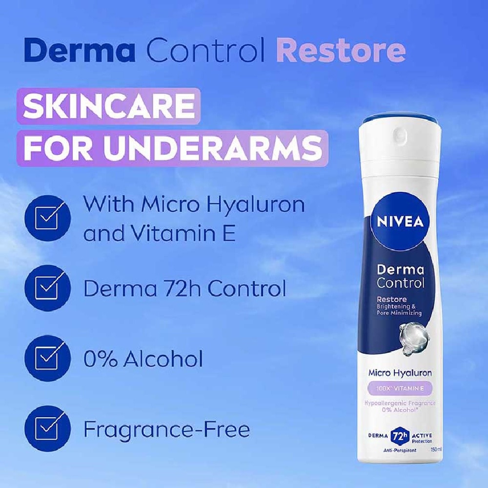 Female Deodorant Derma Control Restore Spray 150ml