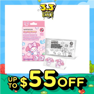 WATSONS Sanrio My Melody High Strength Mosquito & Insect Repellent Patch 24s