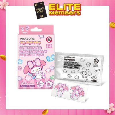 WATSONS Sanrio My Melody High Strength Mosquito & Insect Repellent Patch 24s