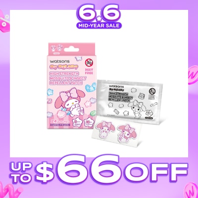 WATSONS - Sanrio My Melody High Strength Mosquito & Insect Repellent Patch 24s