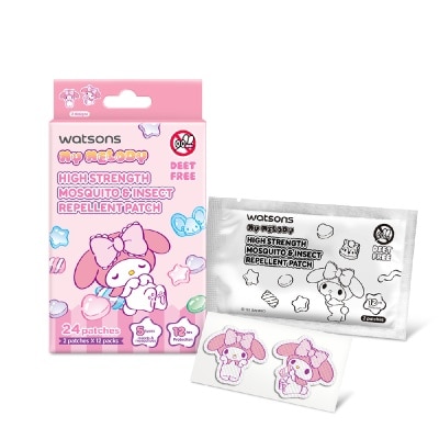 WATSONS Sanrio My Melody High Strength Mosquito & Insect Repellent Patch 24s