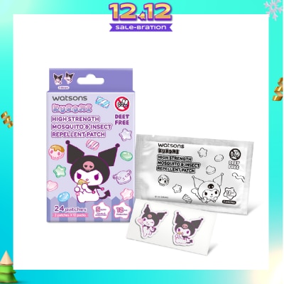 WATSONS Sanrio Kuromi High Strength Mosquito & Insect Repellent Patch 24s