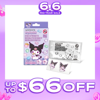 WATSONS - Sanrio Kuromi High Strength Mosquito & Insect Repellent Patch 24s