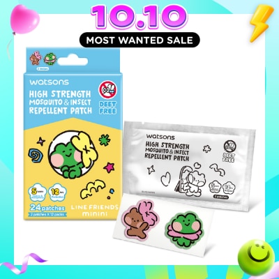 WATSONS Line Friends Minini High Strength Mosquito & Insect Repellent Patch 24s image