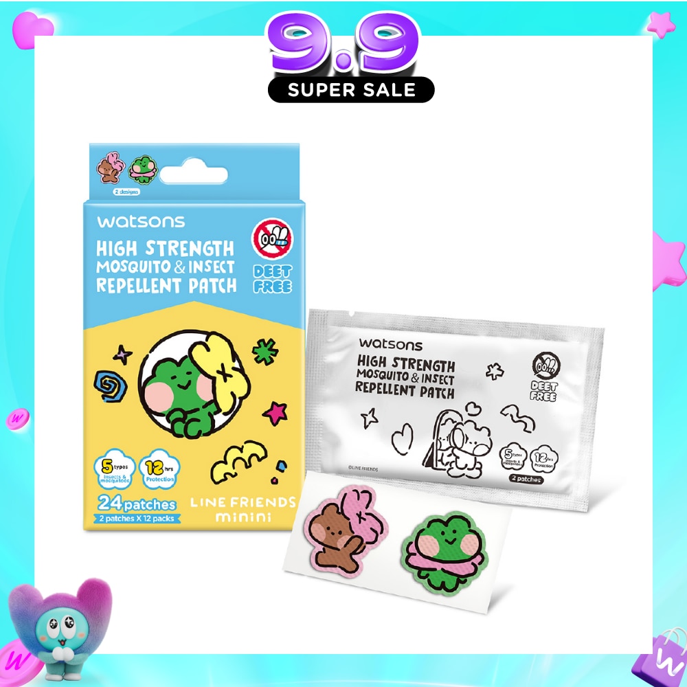 Line Friends Minini High Strength Mosquito & Insect Repellent Patch 24s image