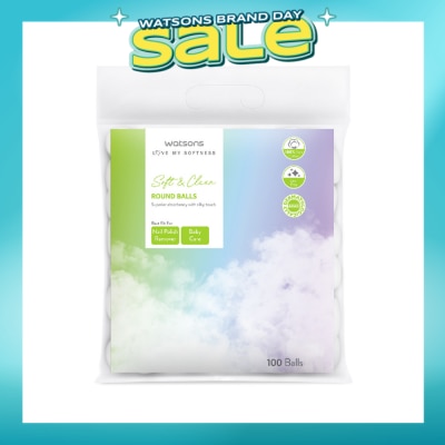 WATSONS - X-Flower Soft & Clean Round Cotton Balls 100s