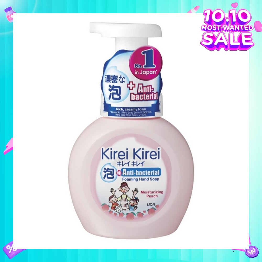 Anti-Bacterial Foaming Hand Soap Moisturizing Peach 250ml