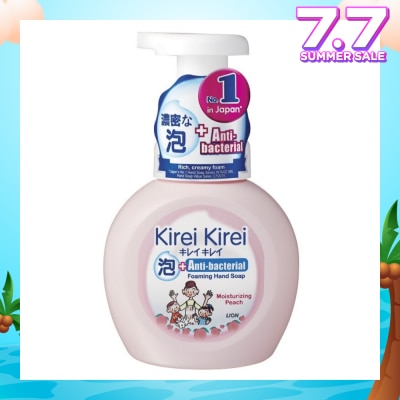 KIREI KIREI Anti-Bacterial Foaming Hand Soap Moisturizing Peach 250ml