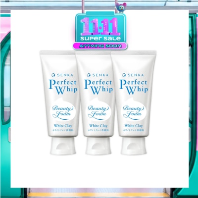 SENKA Perfect Whip White Clay Facial Cleanser Bundle Set 1s image