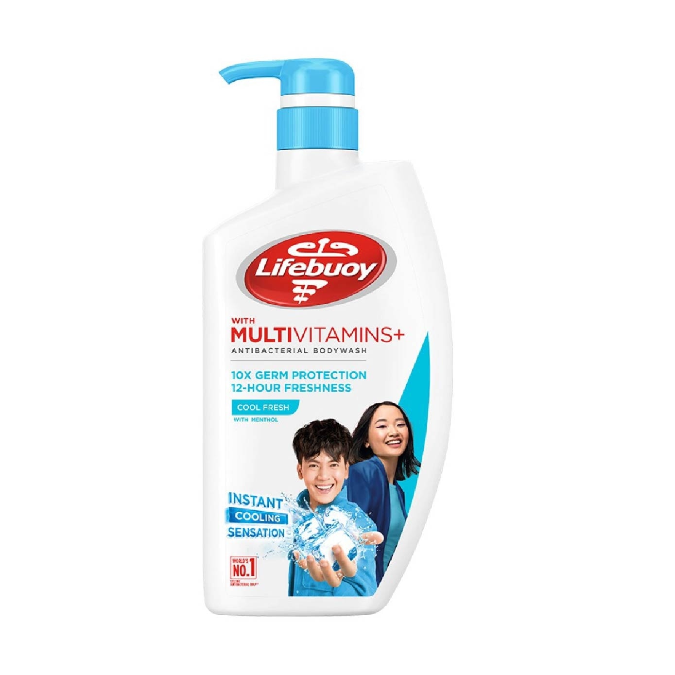 Cool Fresh Antibacterial Body + Hand Wash Bundle Set 1s