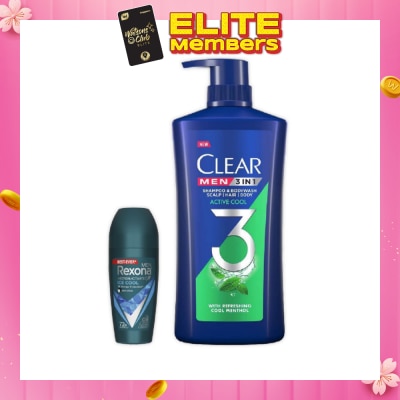 CLEAR Men’s Active Cool Refresh Bundle Set 1s