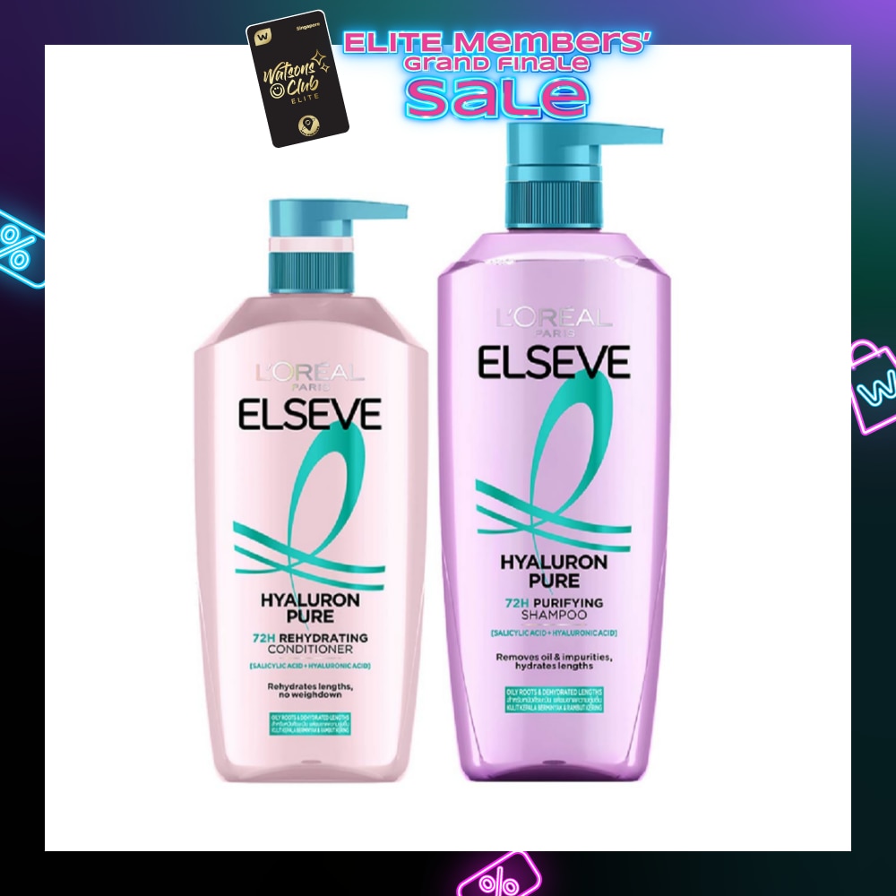 Hyaluron Pure 72h Conditioner + Shampoo Bundle Set 1s