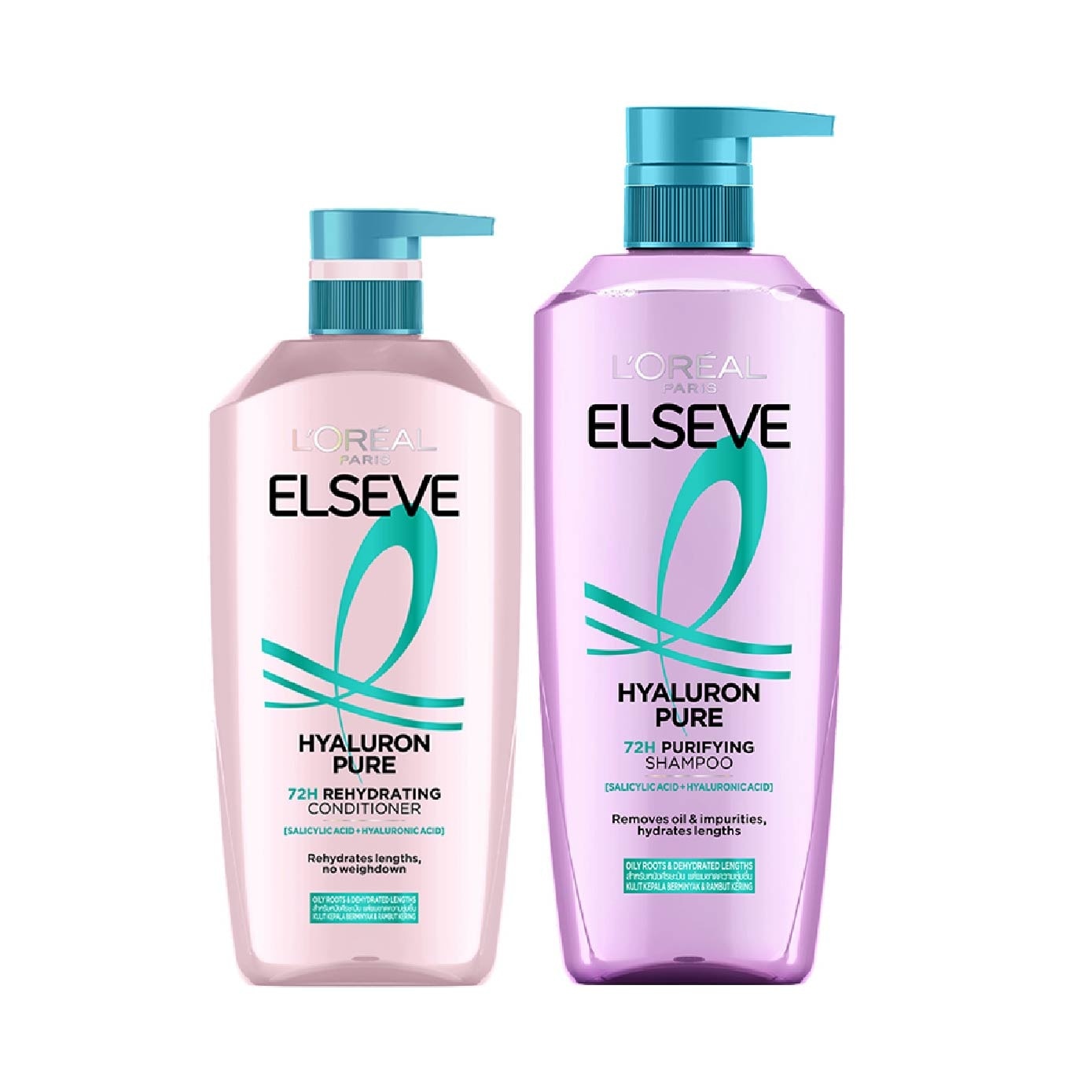 Hyaluron Pure 72h Conditioner + Shampoo Bundle Set 1s