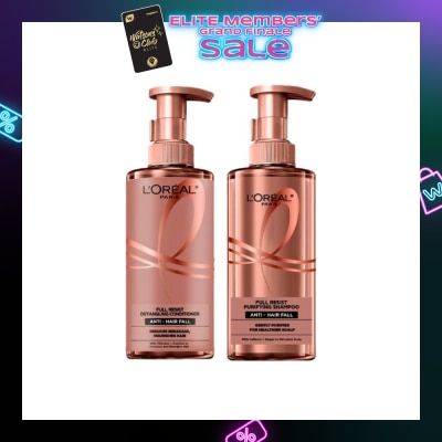 L'OREAL PARIS ELSEVE Full Resist Anti Hair Fall Shampoo + Conditioner Bundle Set 1s