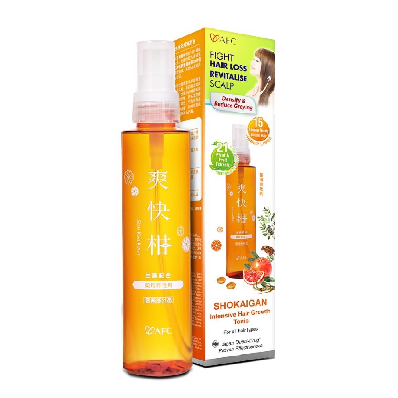 Shokaigan Intensive Hair Growth Tonic Anti-Hair Loss Scalp Care Spray 150ml