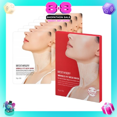 MEDITHERAPY - Wrinkle-Fit Neck Mask 10g x 7s