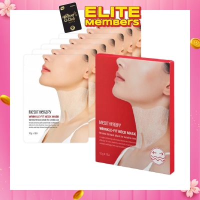 MEDITHERAPY Wrinkle-Fit Neck Mask 10g x 7s