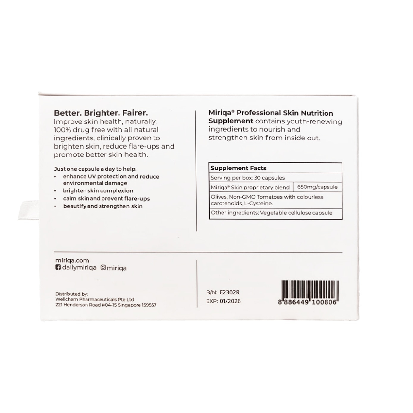 Professional Skin Nutrition Supplement 30s image