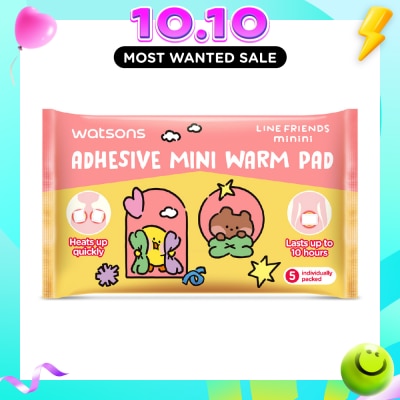 WATSONS Line Friends Minini Adhesive Mini Warm Pad 5s image