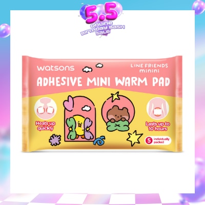 WATSONS - Line Friends Minini Adhesive Mini Warm Pad 5s