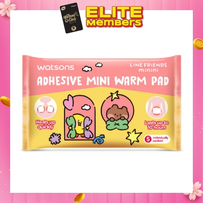 WATSONS Line Friends Minini Adhesive Mini Warm Pad 5s