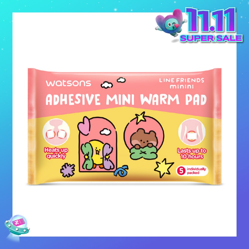 Line Friends Minini Adhesive Mini Warm Pad 5s