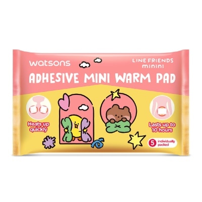 WATSONS Line Friends Minini Adhesive Mini Warm Pad 5s