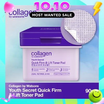 COLLAGEN BY WATSONS Youth Secret Quick Firm & Lift Toner Pads 90s image
