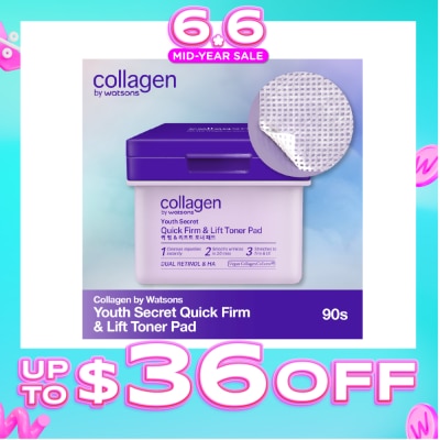 COLLAGEN BY WATSONS - Youth Secret Quick Firm & Lift Toner Pads 90s