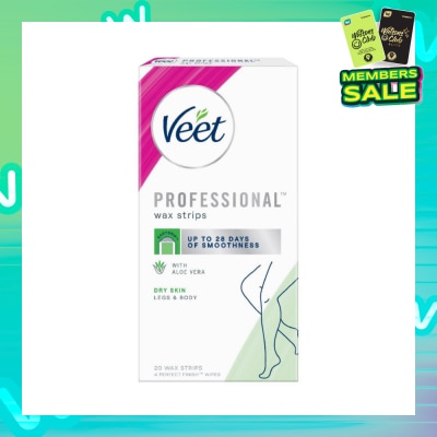 VEET Hair Removal Wax Strips Dry Skin 20s