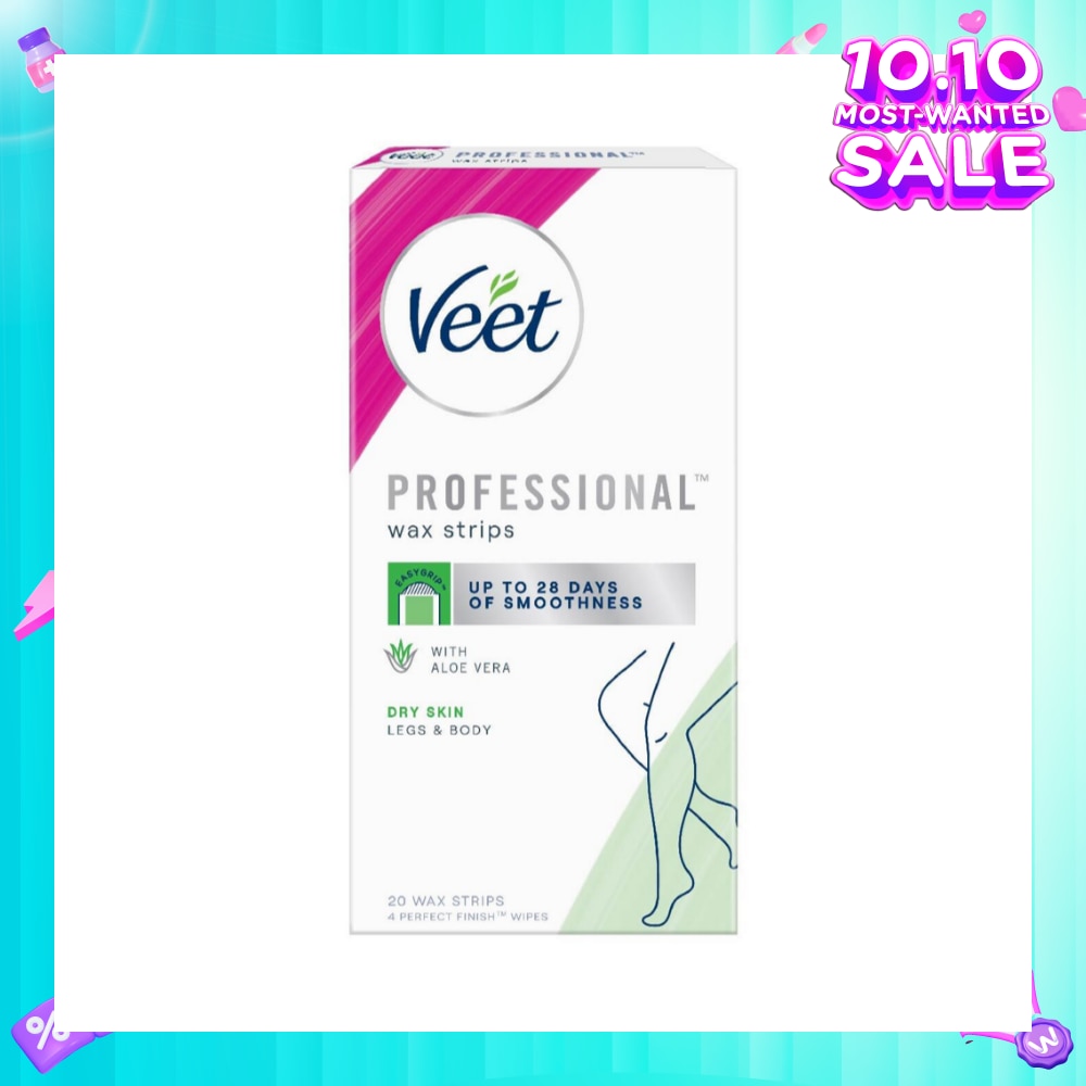 Hair Removal Wax Strips Dry Skin 20s