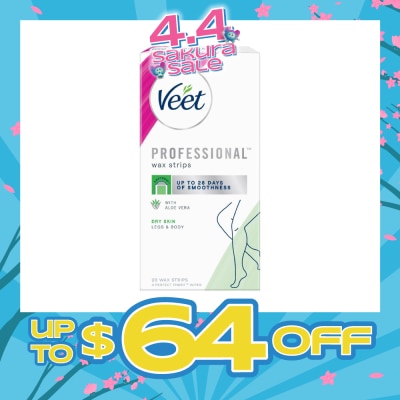 VEET - Hair Removal Wax Strips Dry Skin 20s