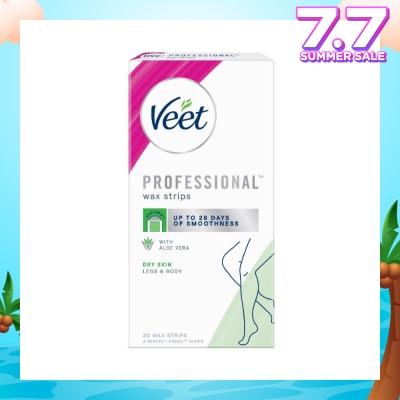 VEET Hair Removal Wax Strips Dry Skin 20s
