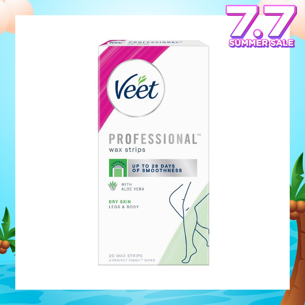 Hair Removal Wax Strips Dry Skin 20s