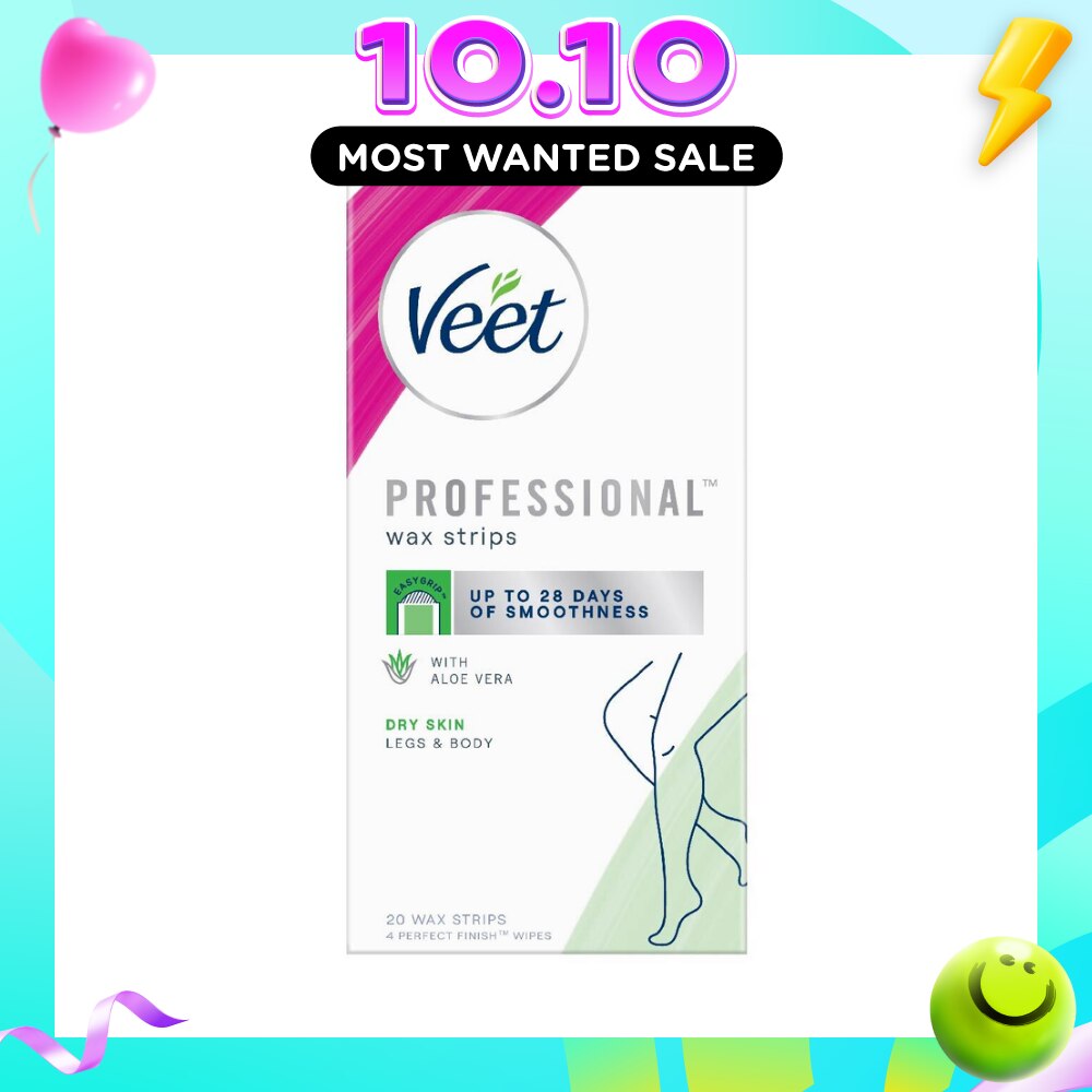 Hair Removal Wax Strips Dry Skin 20s image