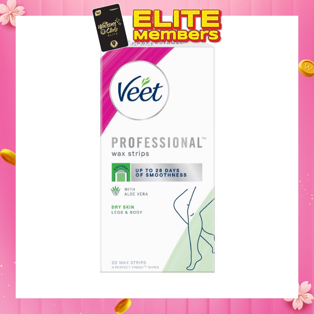 Hair Removal Wax Strips Dry Skin 20s