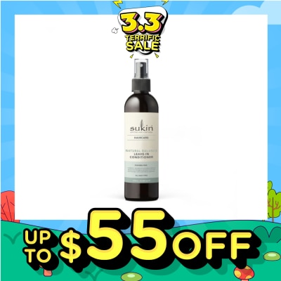 SUKIN Natural Balance Leave-In Conditioner (Hydrates, Gently Detangles And Tames Frizzy Hair) 250ml
