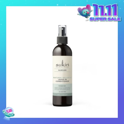 SUKIN Natural Balance Leave-In Conditioner (Hydrates, Gently Detangles And Tames Frizzy Hair) 250ml