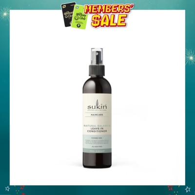 SUKIN - Natural Balance Leave-In Conditioner (Hydrates, Gently Detangles And Tames Frizzy Hair) 250ml
