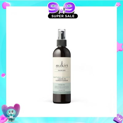SUKIN - Natural Balance Leave-In Conditioner (Hydrates, Gently Detangles And Tames Frizzy Hair) 250ml image