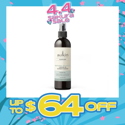 SUKIN - Natural Balance Leave-In Conditioner (Hydrates, Gently Detangles And Tames Frizzy Hair) 250ml