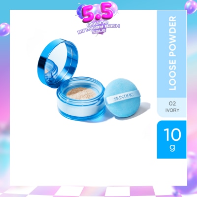 SKINTIFIC - Invisiblur All Day Loose Powder 02 Ivory 10g