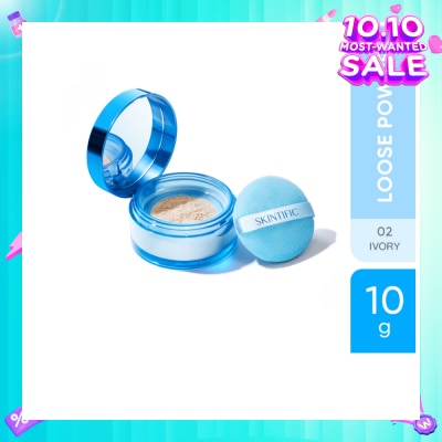 SKINTIFIC Invisiblur All Day Loose Powder 02 Ivory 10g