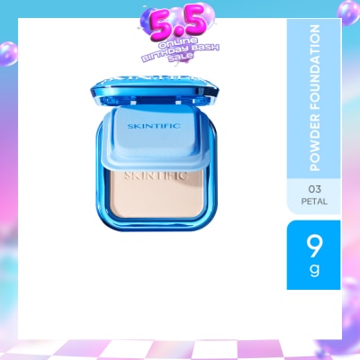 SKINTIFIC - Ultra Cover Powder Foundation 03 Petal 9g
