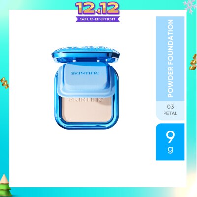 SKINTIFIC Ultra Cover Powder Foundation 03 Petal 9g